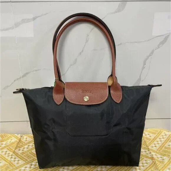 Longchamp Le Pliage Nylon Large Shoulder Bag Tote Travel Bag - Picture 1 of 5